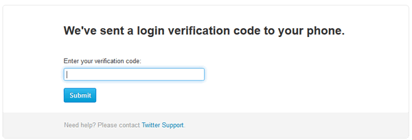 Verification code