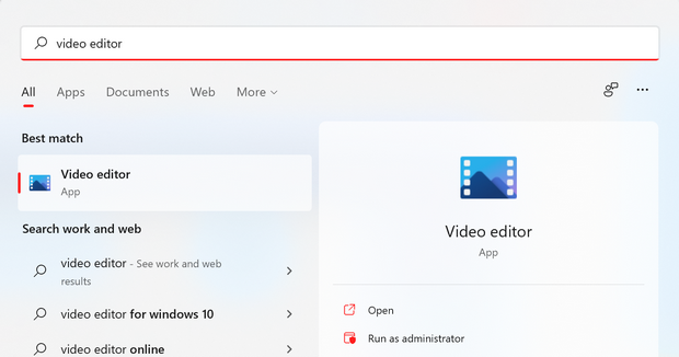 Quickly Trim a Video in Windows 11