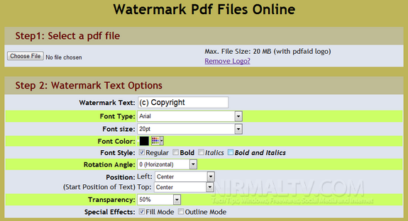 Watermark PDF