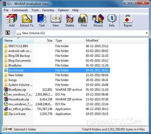 winrar 4.0 free download for windows 7