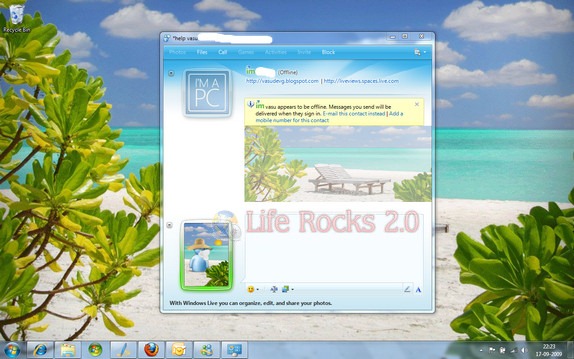 Window Live Messenger Theme pack