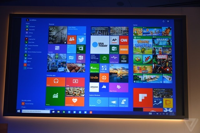 Windows 10 strat screen