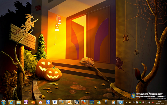 Windows 7 halloween theme