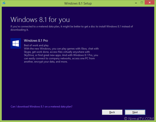 Windows 8.1 upgrade