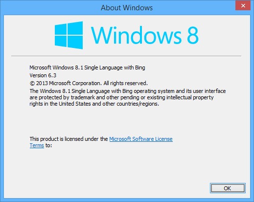 Windows 8.1 with bing