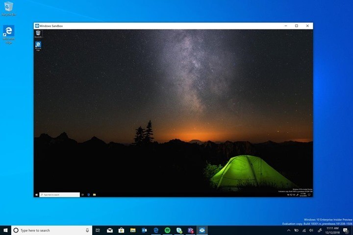 Sandbox on Windows 10 Home