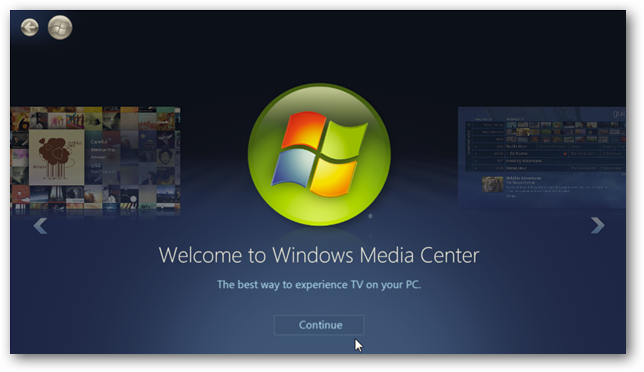 Windows media center