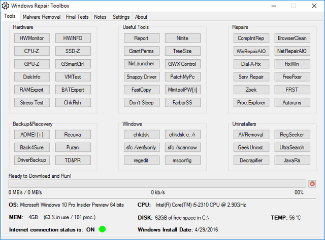 Windows Repair Toolbox 3.0.3.7 instal