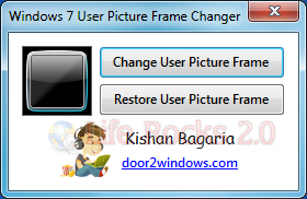 Windows 7 User Picture Frame Changer