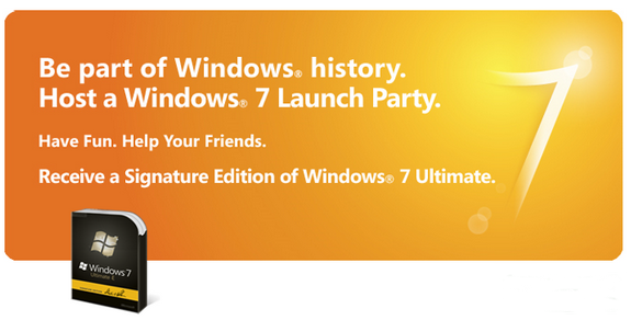 Windows 7 launch party