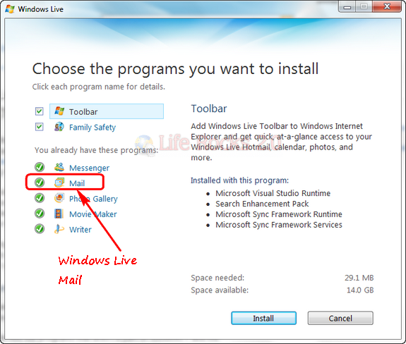 Windows Live mail_1