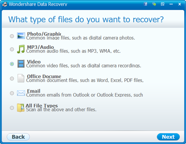 Wondershare data recovery