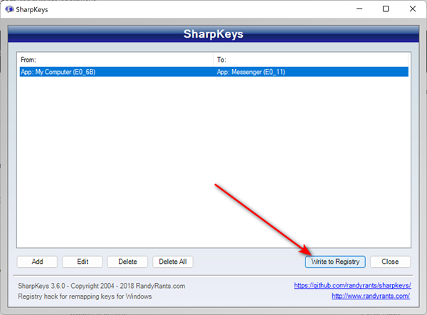 keyboard remap windows 10 no registry