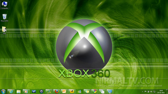 picture Email Referendum Xbox Theme for Windows 7