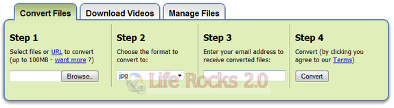 Zamzar File Conversion