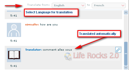 Automatic translation
