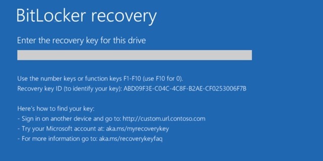 Find BitLocker Recovery Key