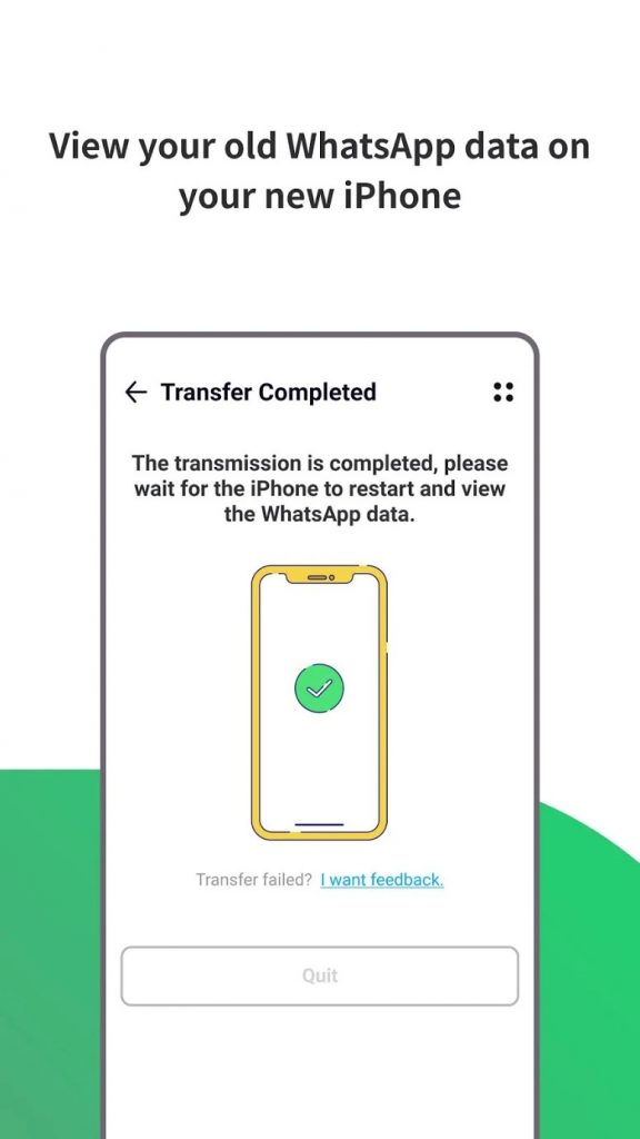 Transfer WhatsApp from Android to iOS