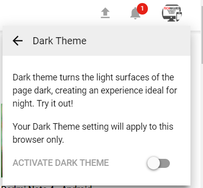 dark mode