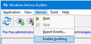 Audit Windows 10 Services