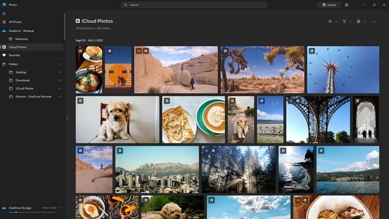 Sync iCloud Photos in Windows 11