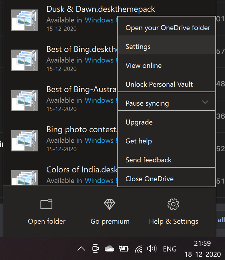 Remove OneDrive Sync on Windows 10