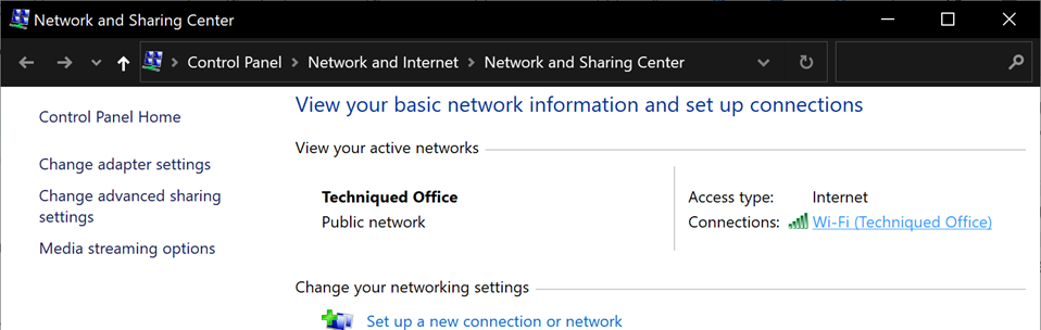 Find Wi-Fi Password in Windows 10