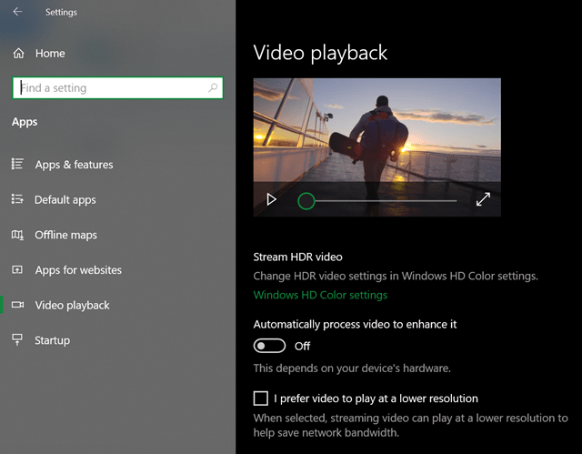 Enable HDR Streaming on Windows 10