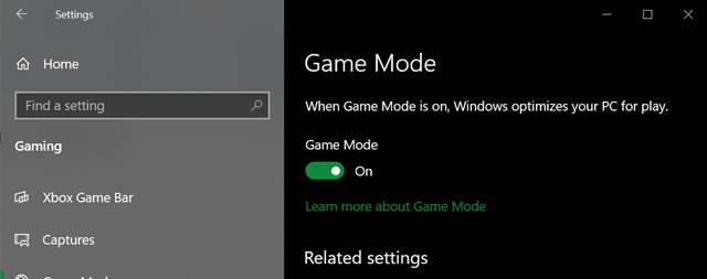 How to Enable Gaming Mode on Windows 10