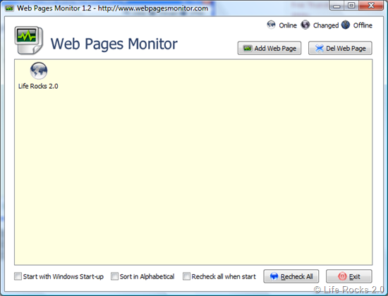 Web Site Monitor