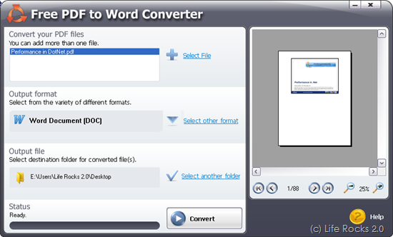 Free PDF to Word Converter