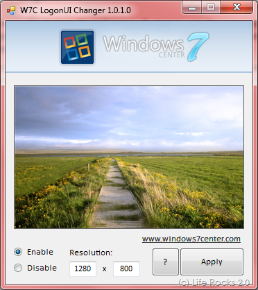 Windows 7 Logon Changer