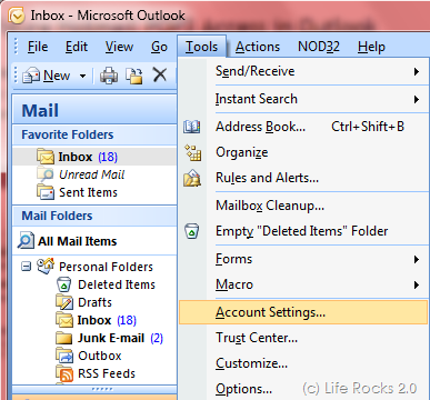 microsoft hotmail email settings
