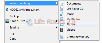 include folders to library