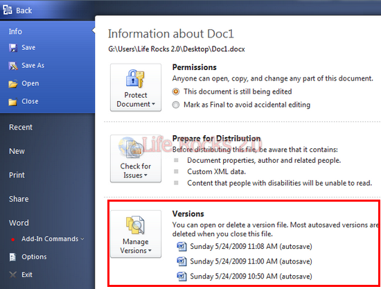 how-to-manage-document-versions-in-word-2010