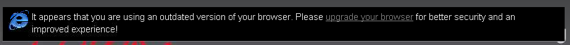 outdated browser