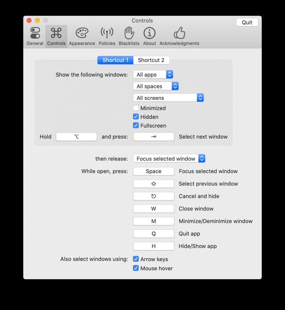 Windows ALT+Tab function in macOS