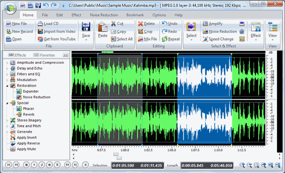 best audio editor software for windows 7