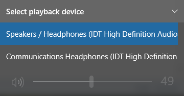 headphones not showing up in playback devices