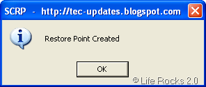 Single Click restore point