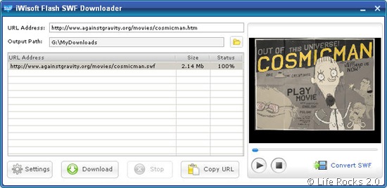 Flash SWF Downloader