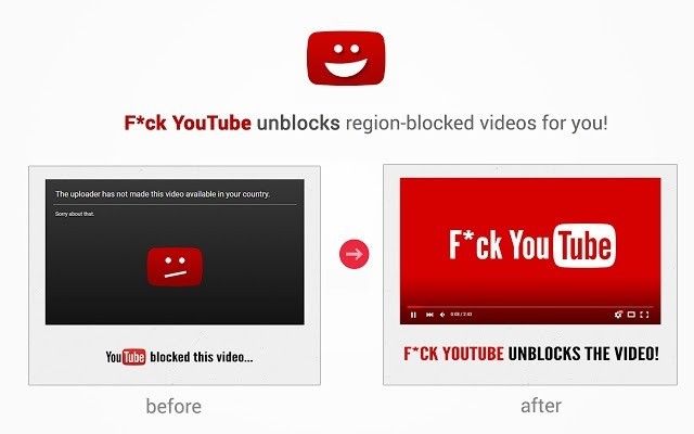 unblock geo-blocked Youtube videos
