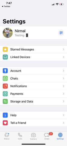 create new whatsapp account