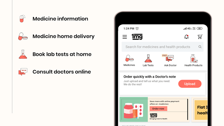 Android Apps to buy Medicines Online