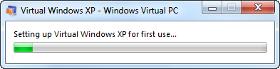virtual PC first use