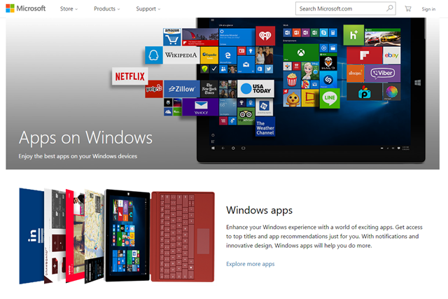 windows 10 store