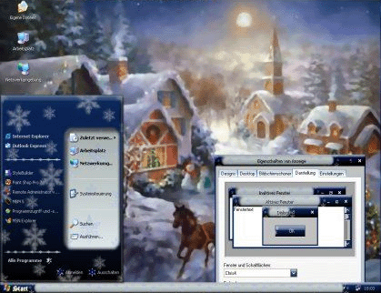 christmas desktop backgrounds for windows xp