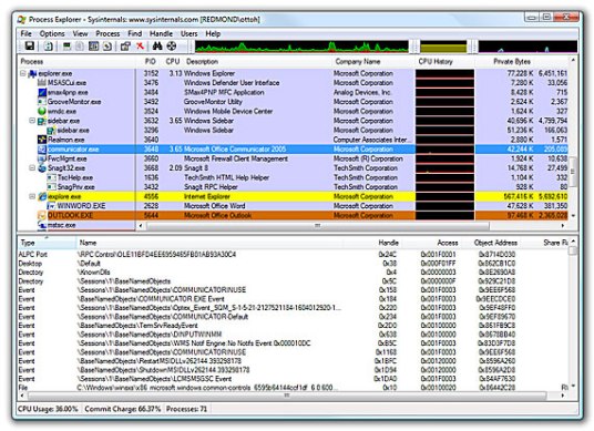 how to find process explorer