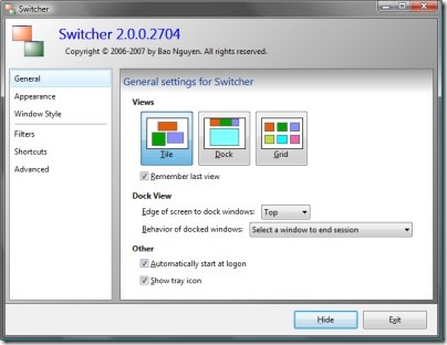 switcher-2704-settings