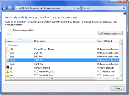 change file associations